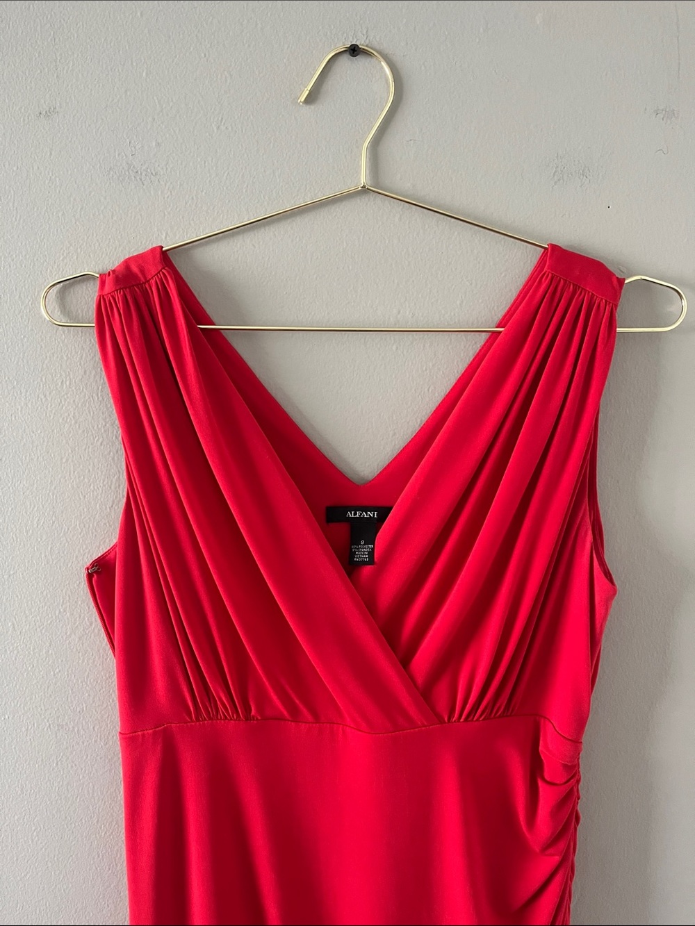 Red Cocktail Dress - Picture 2 of 4